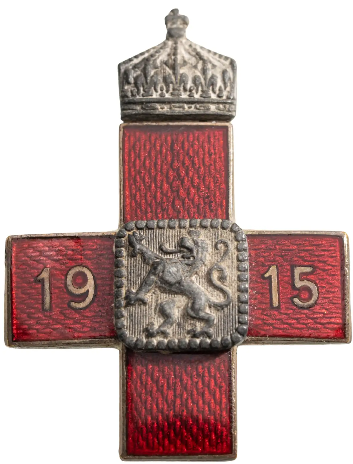 RED CROSS BADGE, 1915, SILVER CLASS