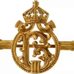 Brooch with the Royal Cypher of Tsar Boris III