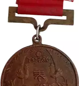 Medal for the Birth of the last Emperor in the Qing Dynasty of China, 1933