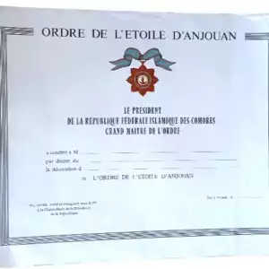 Order of the Star of Anjouan