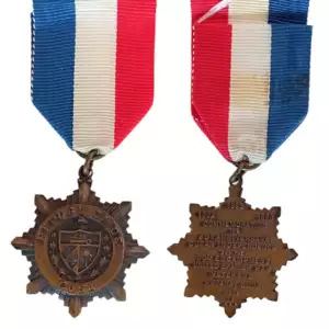 Spanish - American War Military Veteran Medal