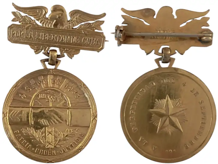 Regiment of Batista Medal, 1933