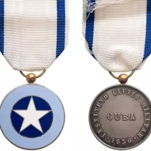 Civilian Military Institute Medal, 1936