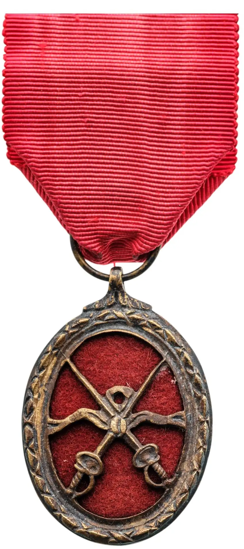 Two Swords Medallion (Veterance Medal), institued in 1771