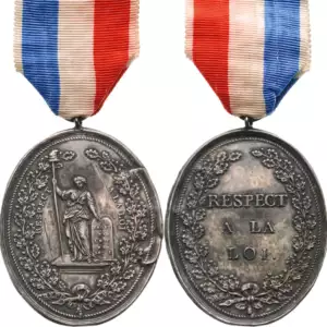 "RESPECT A LA LOI" Civil Servant Badge
