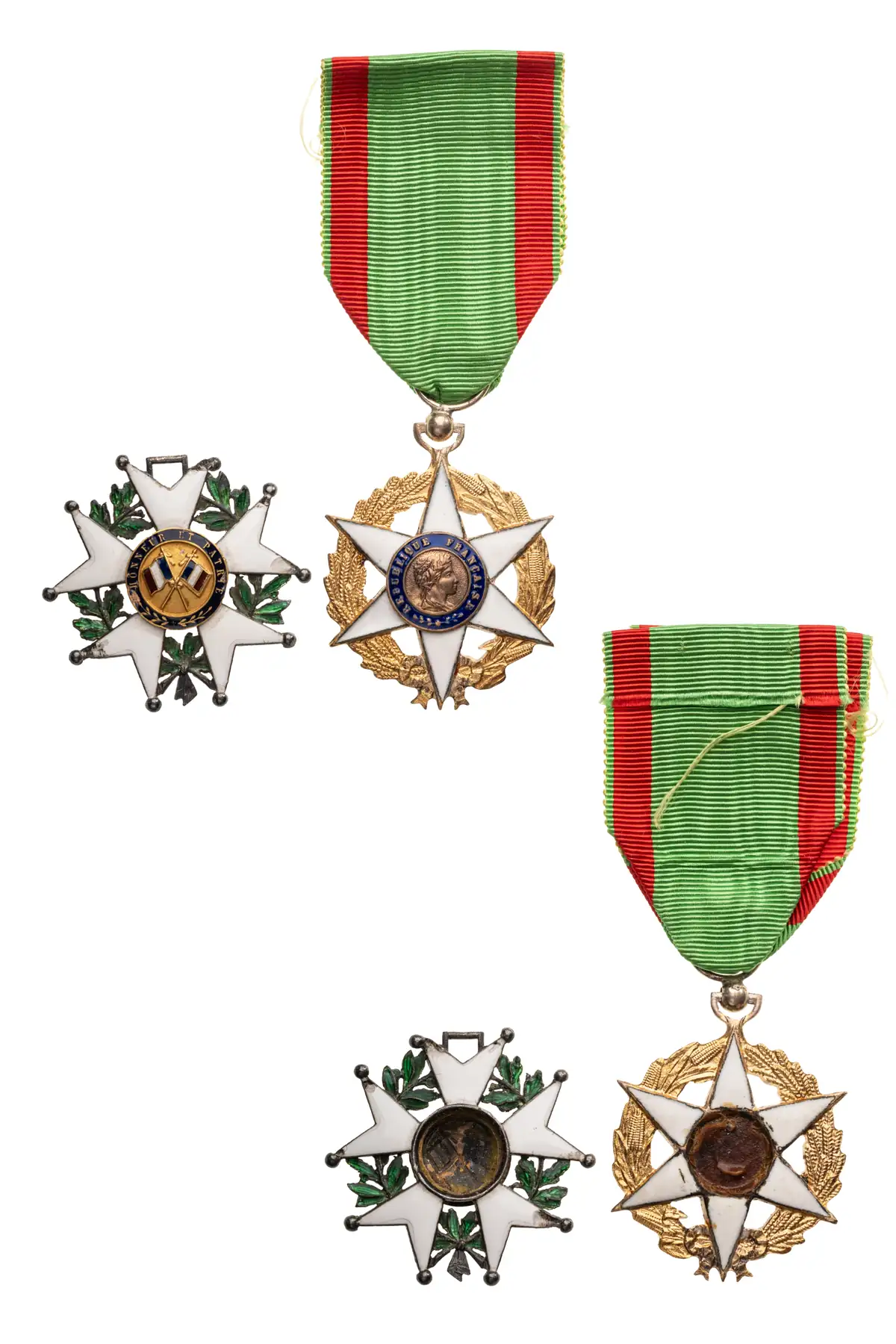 Lot of 2. Order of the Legion of Honor and Agricultural Merit Order