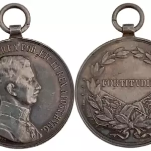 Medal for Bravery, Charles I Model, 1917