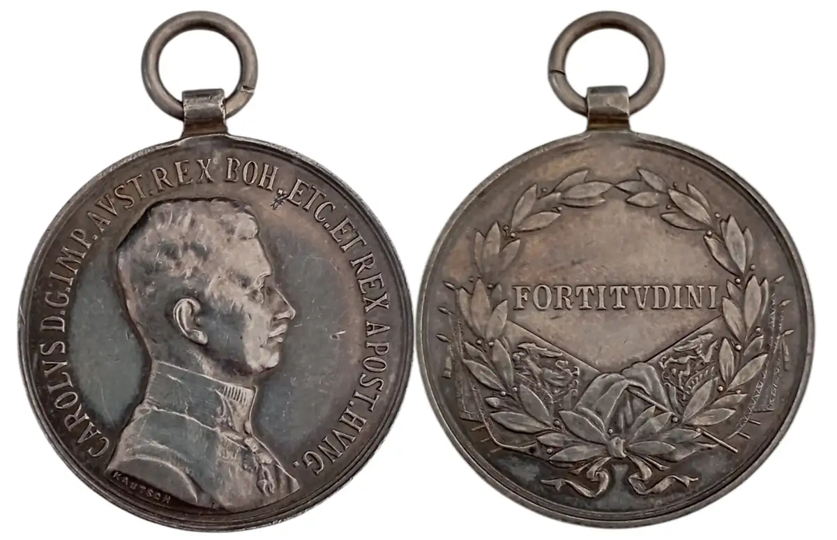 Medal for Bravery, Charles I Model, 1917