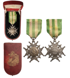 Cross For the Accession of Prince Ferdinand I in 1887, 3rd Class, by C. F. Rothe, Vienna