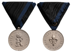 80th Anniversary of Princess Clementine, 22nd of May 1899, Commemorative Decoration, Silver Class