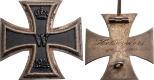 ORDER OF THE IRON CROSS - COLLECTION OF NAMED 1ST CLASS WWI CROSSES