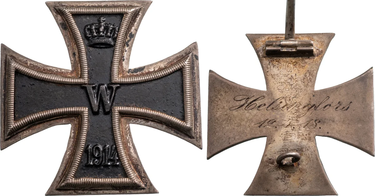 ORDER OF THE IRON CROSS - COLLECTION OF NAMED 1ST CLASS WWI CROSSES