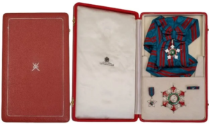 The Order of Oman (Wisam AlOman), Military Division, founded by Sultan Qaboos on 23rd July 1970