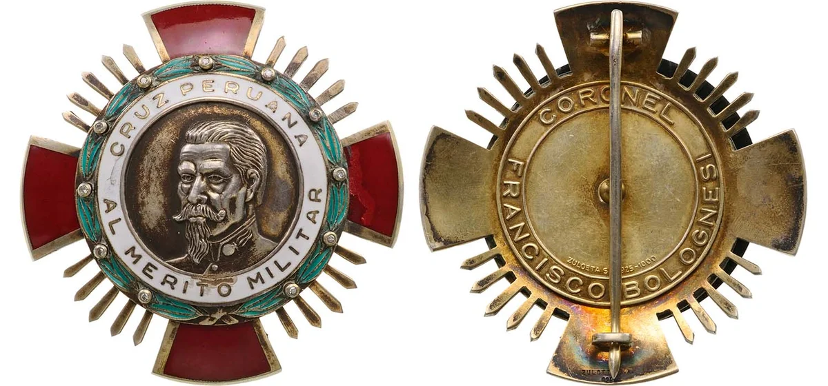 CRUZ PERUANA FOR MILITARY MERIT