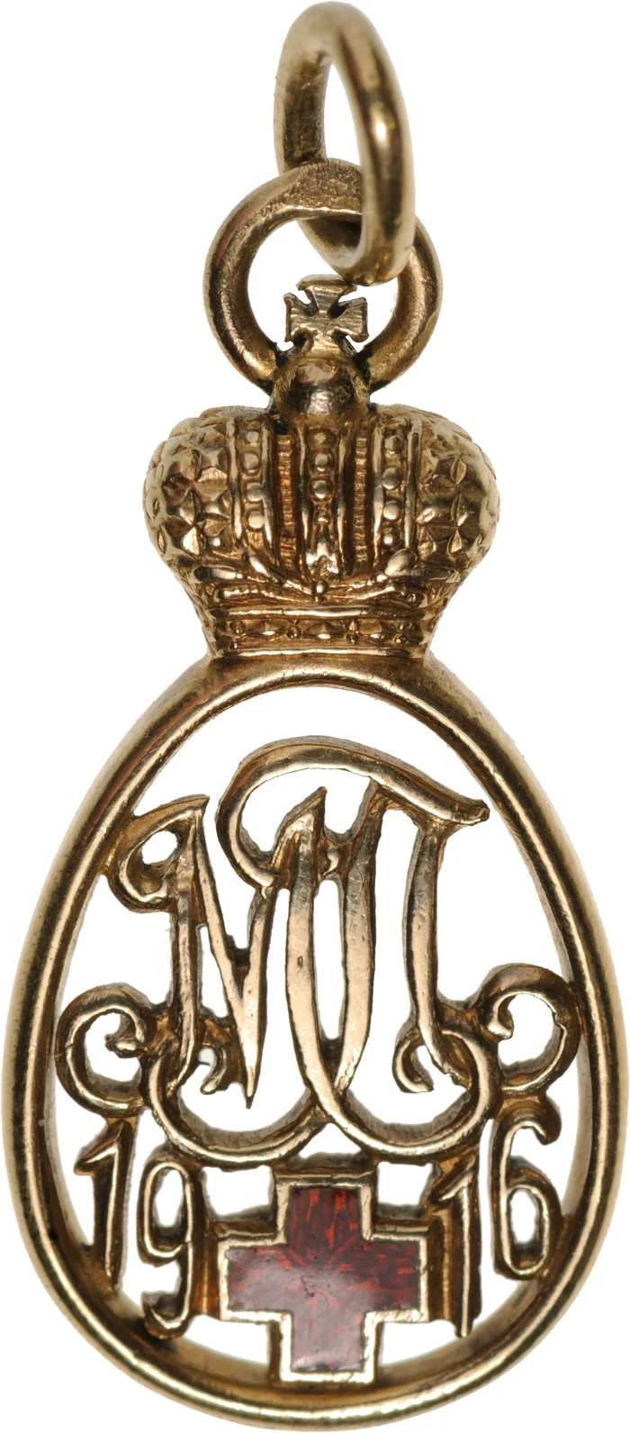 A Red Cross Jetton by Carl Faberge