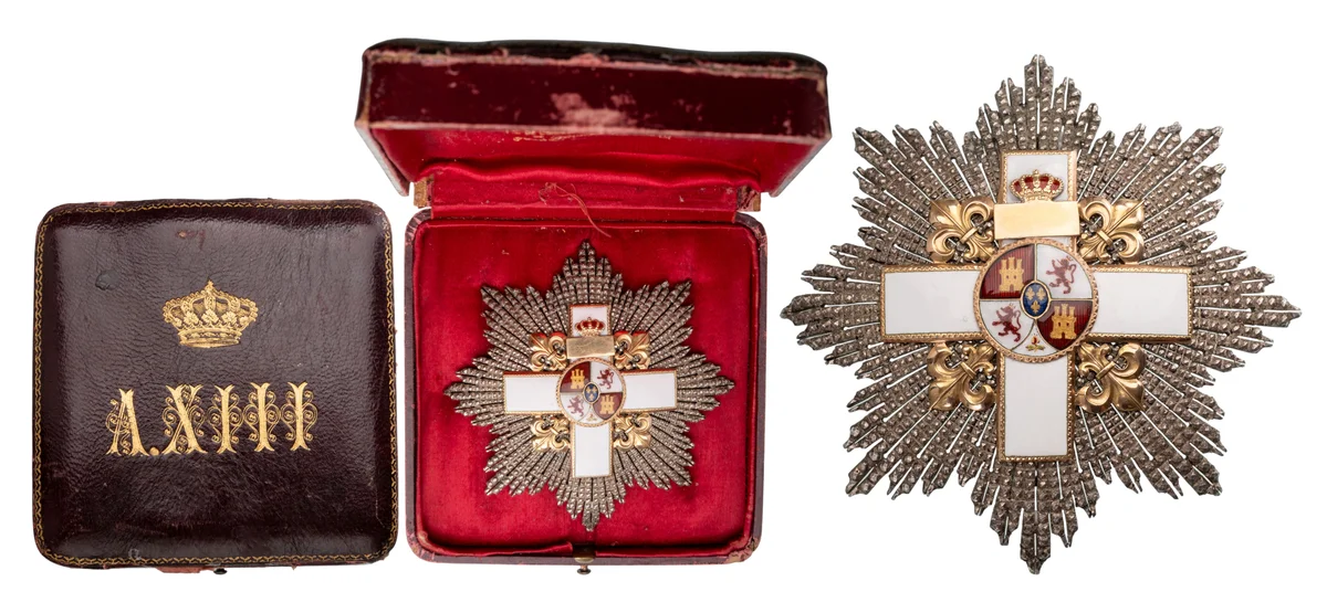 ORDER OF MILITARY MERIT WITH WHITE DISTINCTION, KING ALFONSO XIII PERIOD