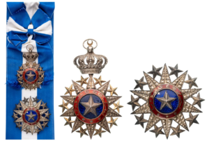 Order Nichan el Anouar (Order of the Light) INSTITUTED by Hamed ben Mohamed, Sultan of Tadjourah