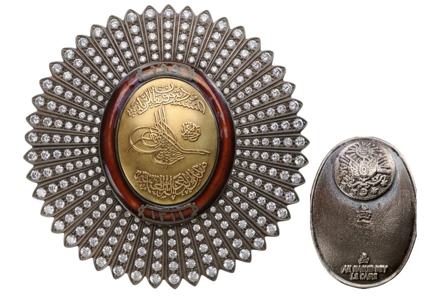 The Unique, Jeweled Breast Star of the Order of the Ottoman Dynasty, belonged to Prince Sehzade Omer Faruk