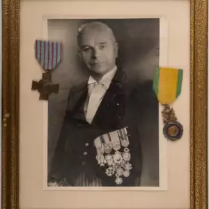 Military Medal, 3rd Republic (1871-1940) and Combattant's Cross Group