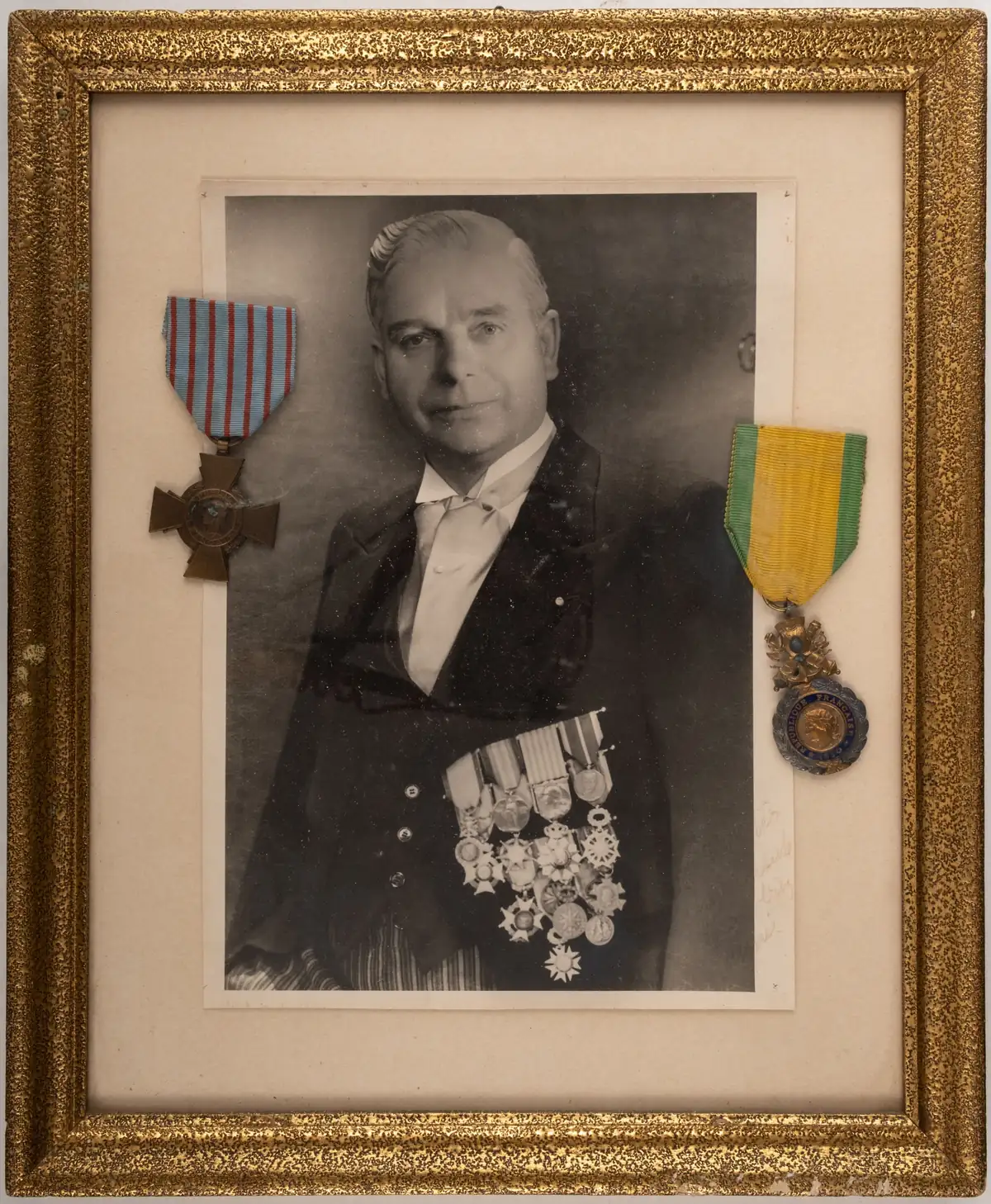 Military Medal, 3rd Republic (1871-1940) and Combattant's Cross Group