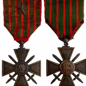 War Cross 1914-1918, instituted in 1915