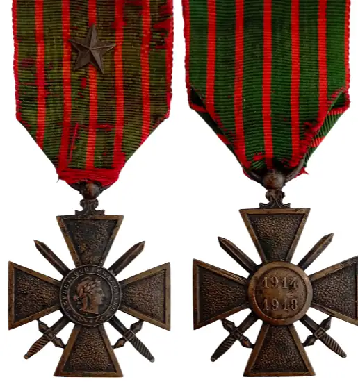 War Cross 1914-1918, instituted in 1915