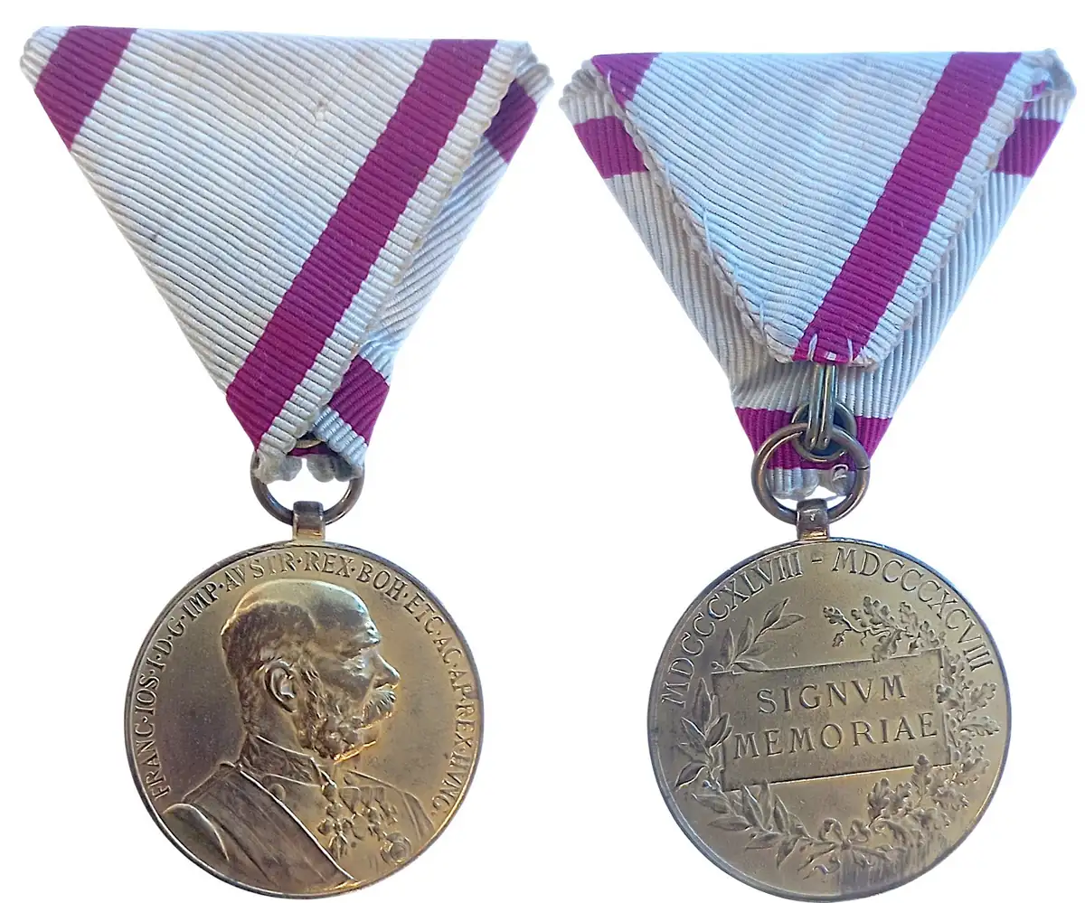 Signum Laudis Commemorative Medal, 1898