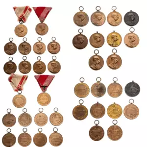 Signum Laudis Commemorative Medal, 1898, Lot of 20