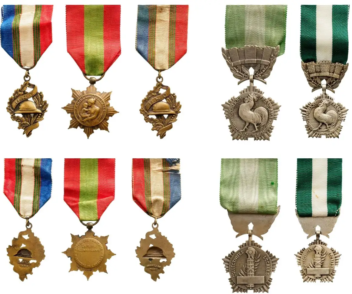 Lot of 5 Medals.
