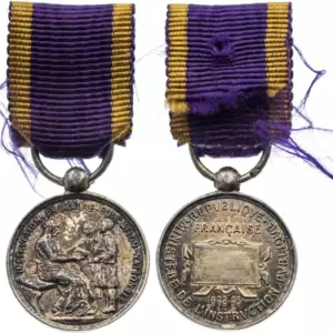 PRIMARY EDUCATION - PUBLIC EDUCATION MEDAL, 1892-1893