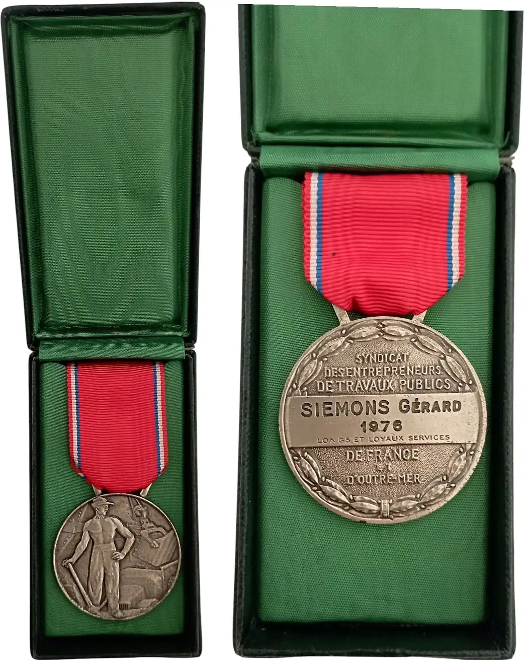Union of Public Works Contractors, France and Overseas Medal, 1970