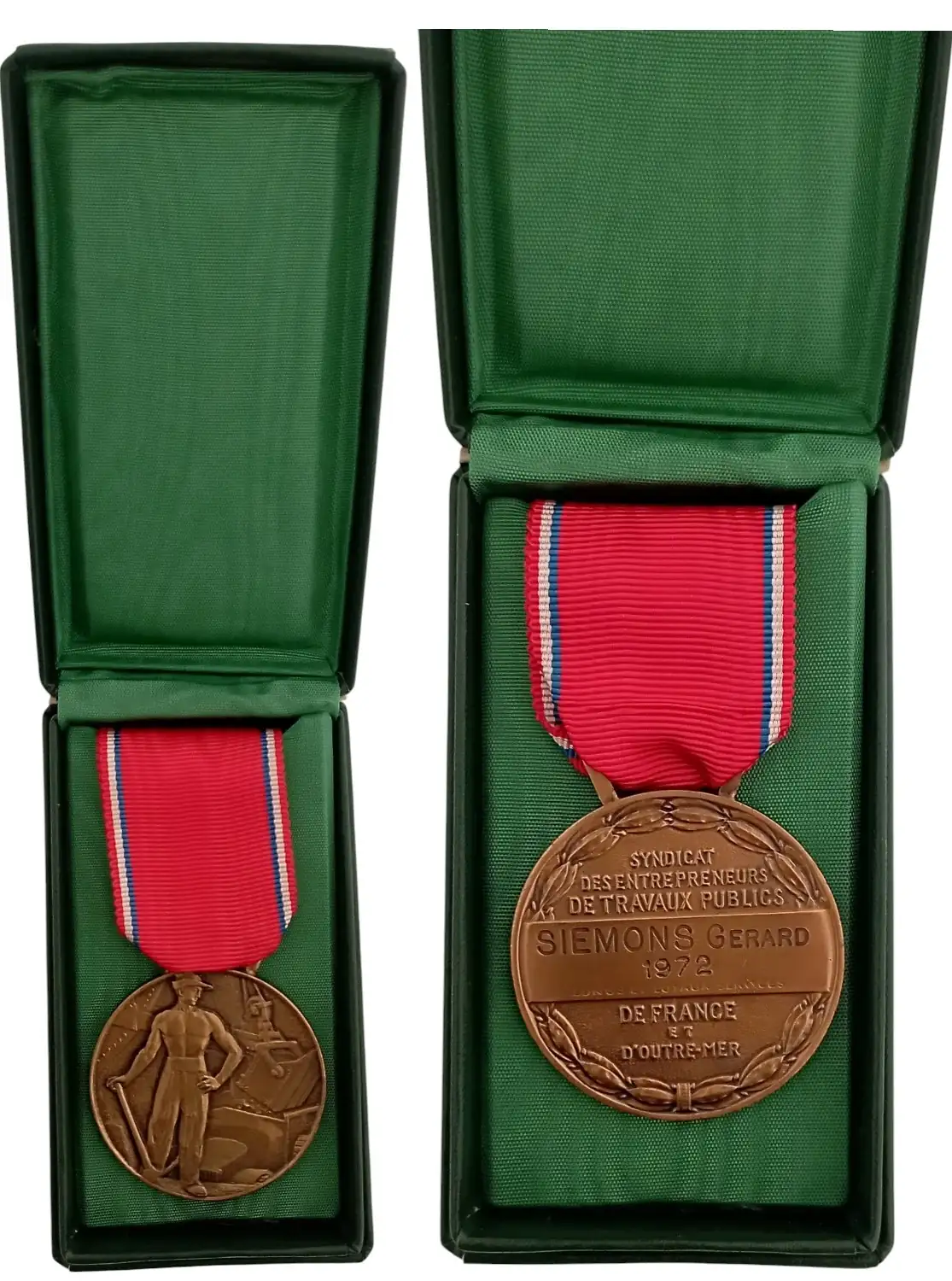 Union of Public Works Contractors, France and Overseas Medal, 1970