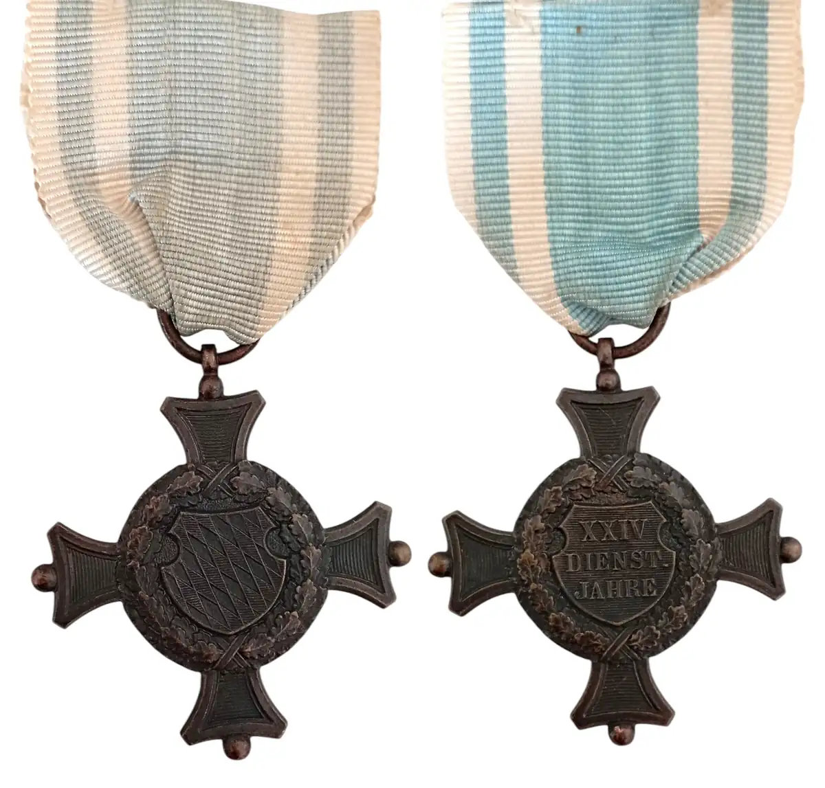 Military Service Cross, for 24 years of Service, 2nd Class, 1865