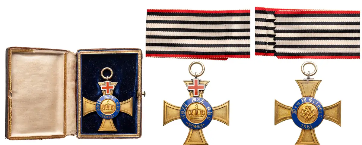 Order of the Crown with Geneva Cross, 1872 – 1874