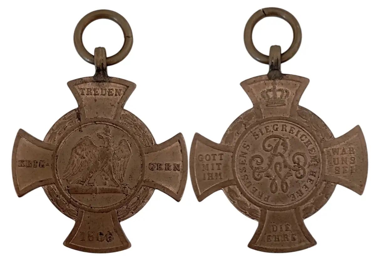 Commemorative Cross of the Battle of Koeniggratz, 1866 (Sadowa)