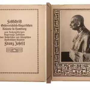 60th Reign Anniversary of Emperor Franz Joseph Journal of the Austro-Hungarian Colony in Hamburg, 1908