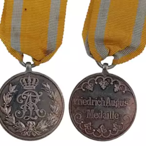 Friedrich August Medal for Military Merit, Silver Class, 1905