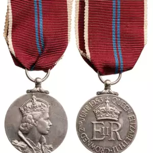 Coronation Medal  Queen Elizabeth, 1953
